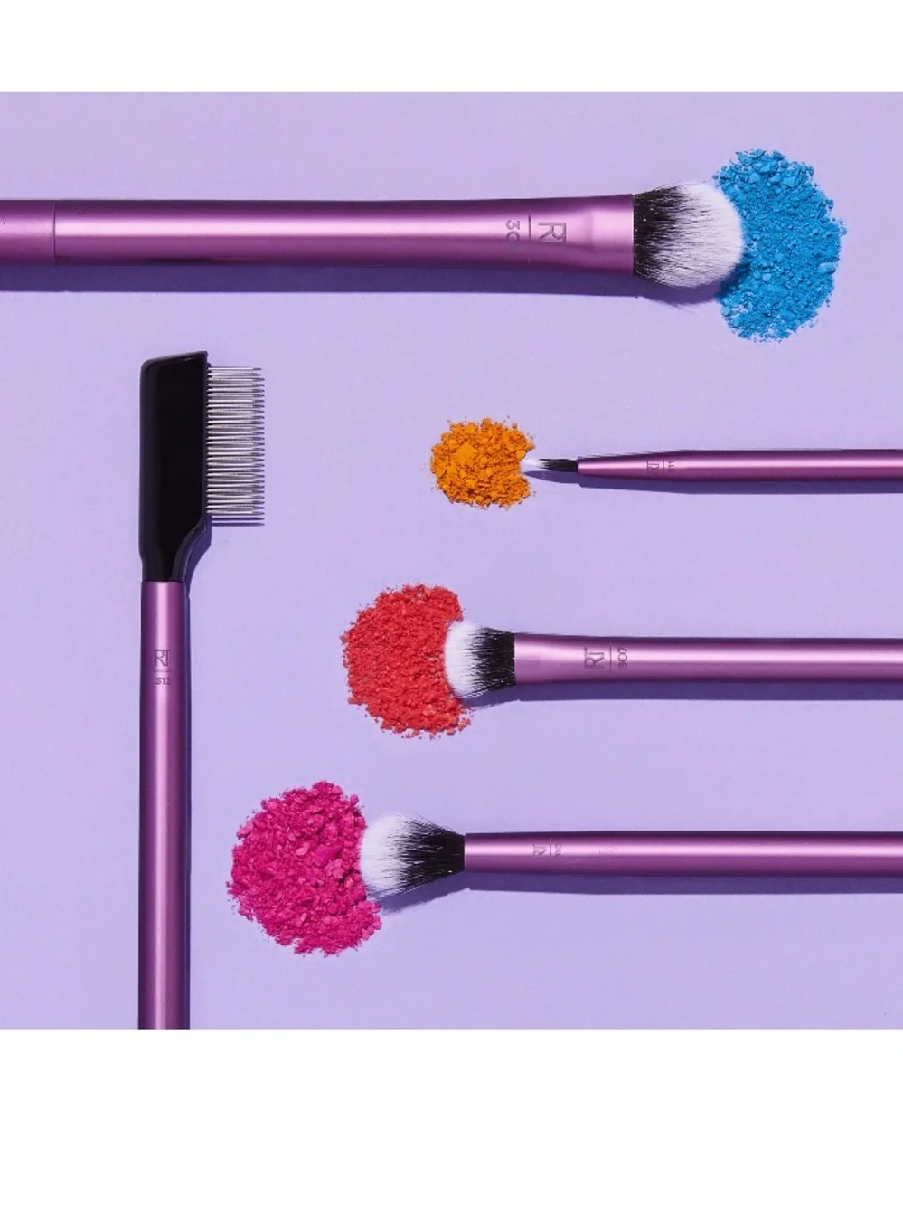 RT Real Techniques Enhanced Eye Set of 6-Eye Brush Set with Holder